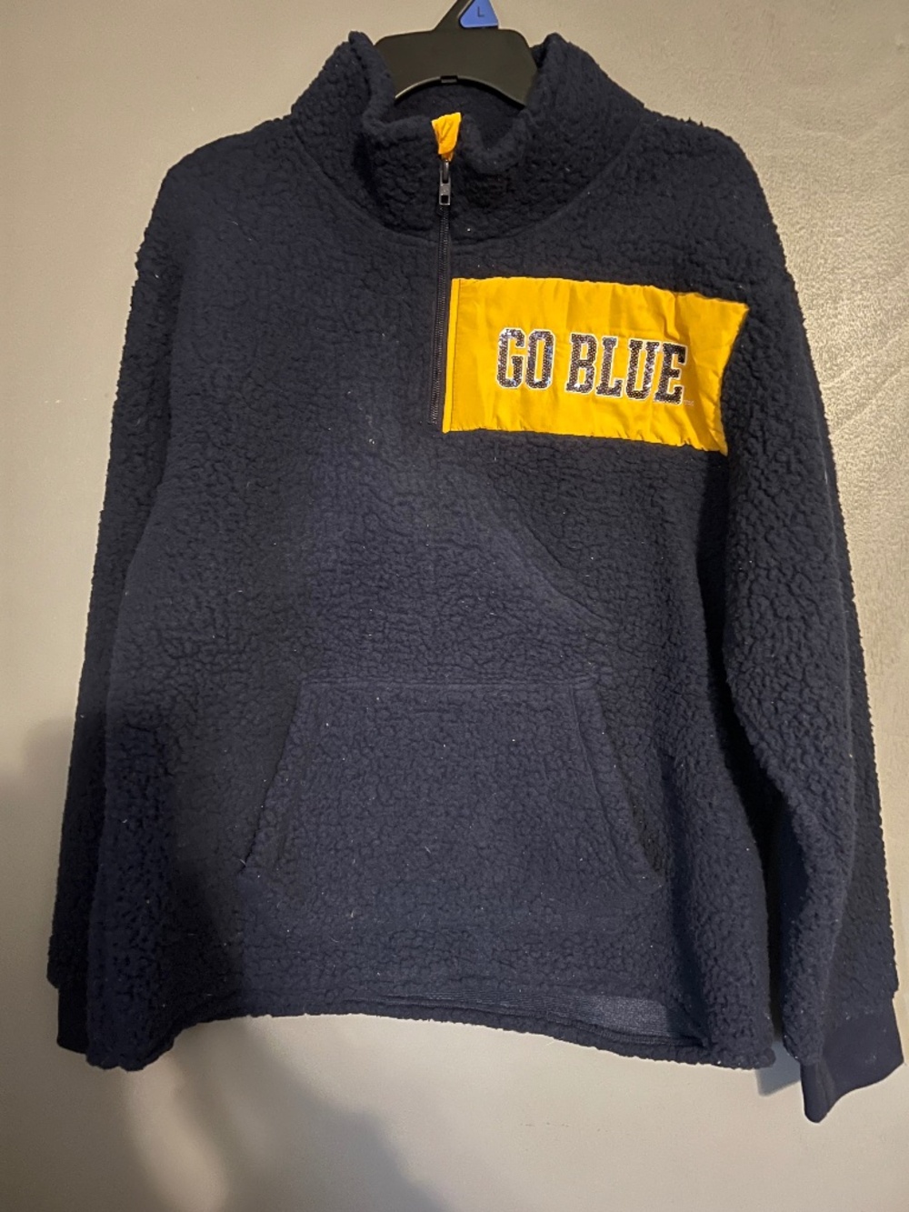Victoria secret PINK Sherpa U of M sweatshirt